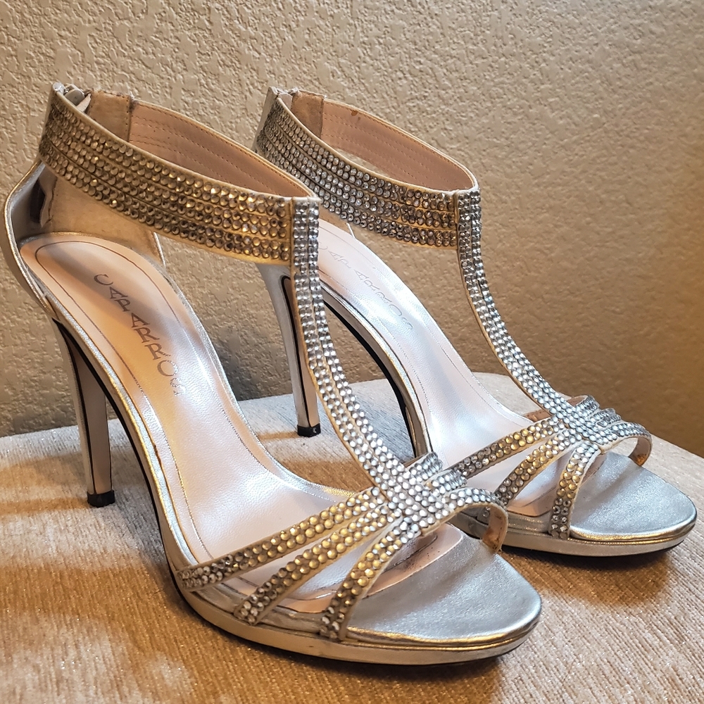 Caparros Rhinestone Heels - Picture 2 of 9